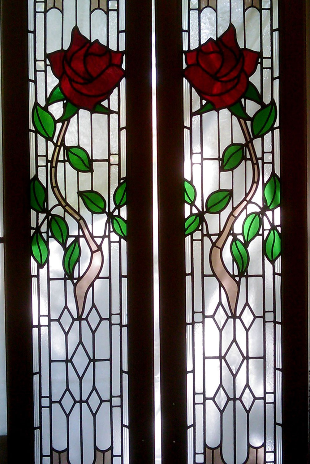 Twin Rose Panels - can be made to order
